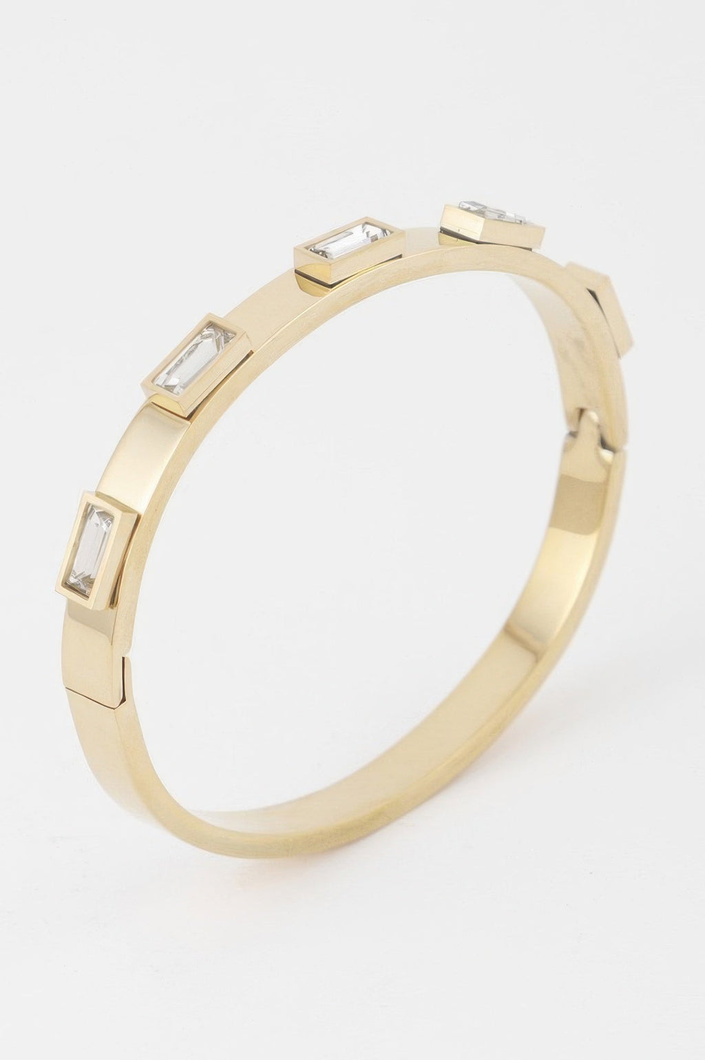 Multi Crystal Clasp Bracelet