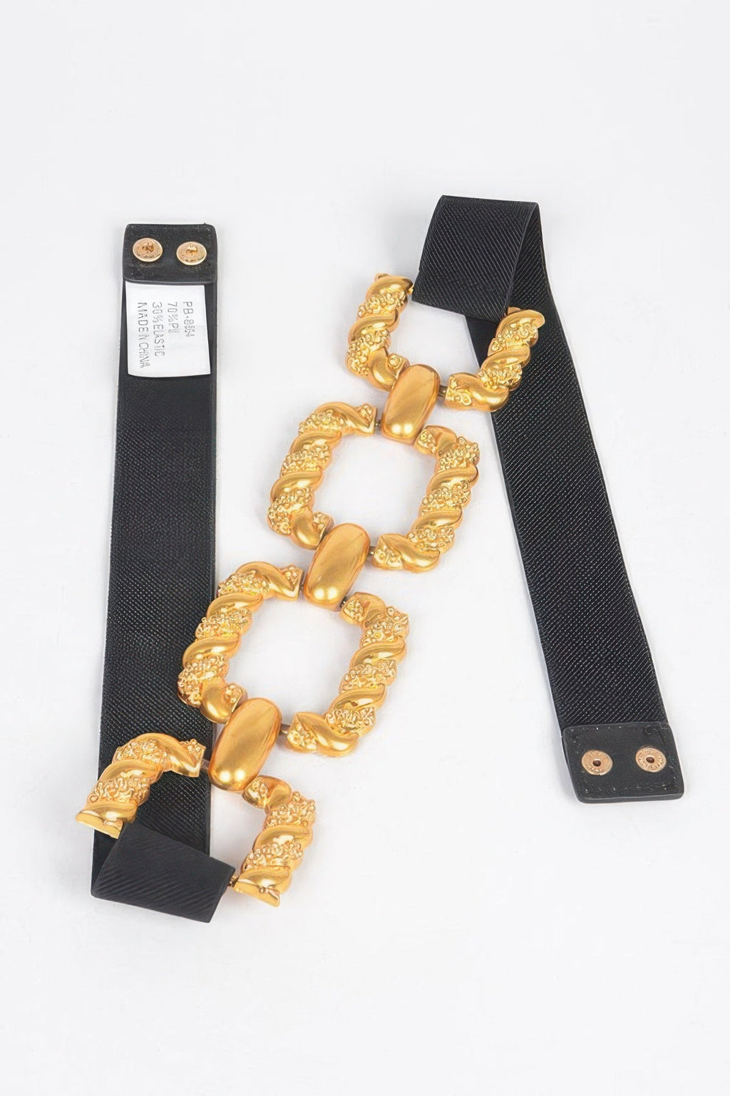 Multi Metal Buckle Elastic Belt