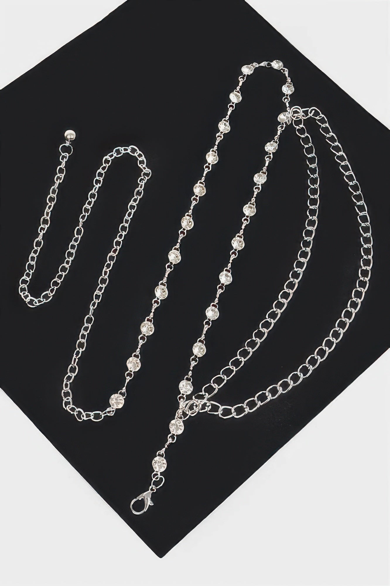 Stone Chain Layered Belt
