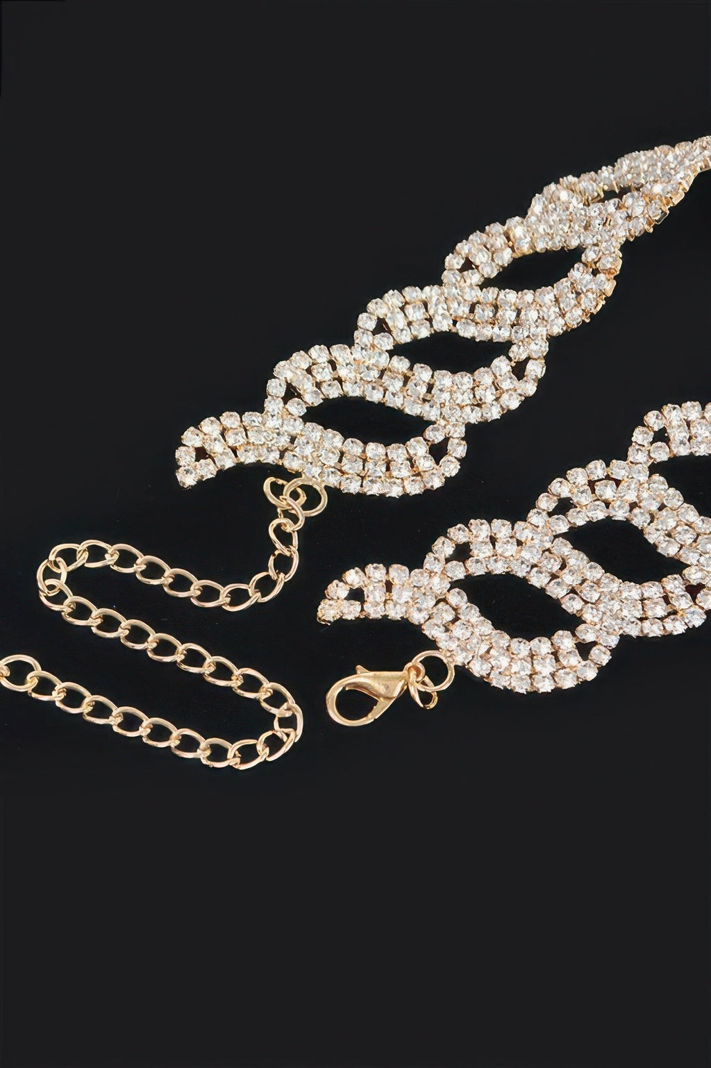 Rhinestone Chain Choker