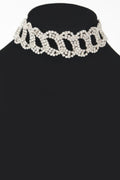 Rhinestone Chain Choker