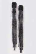 Rhinestone Fringe Earring