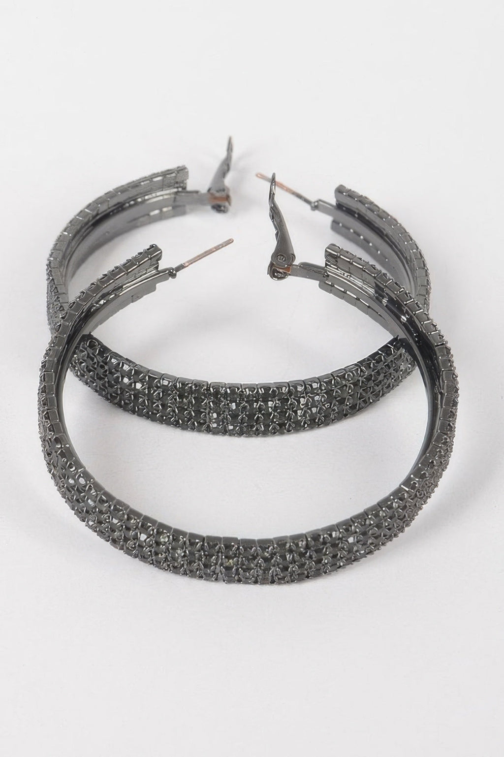 Rhinestone Hoop Earring