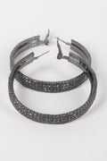 Rhinestone Hoop Earring