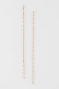 Crystal Bar Drop Earrings