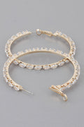 Petite Jeweled Hoop Earrings