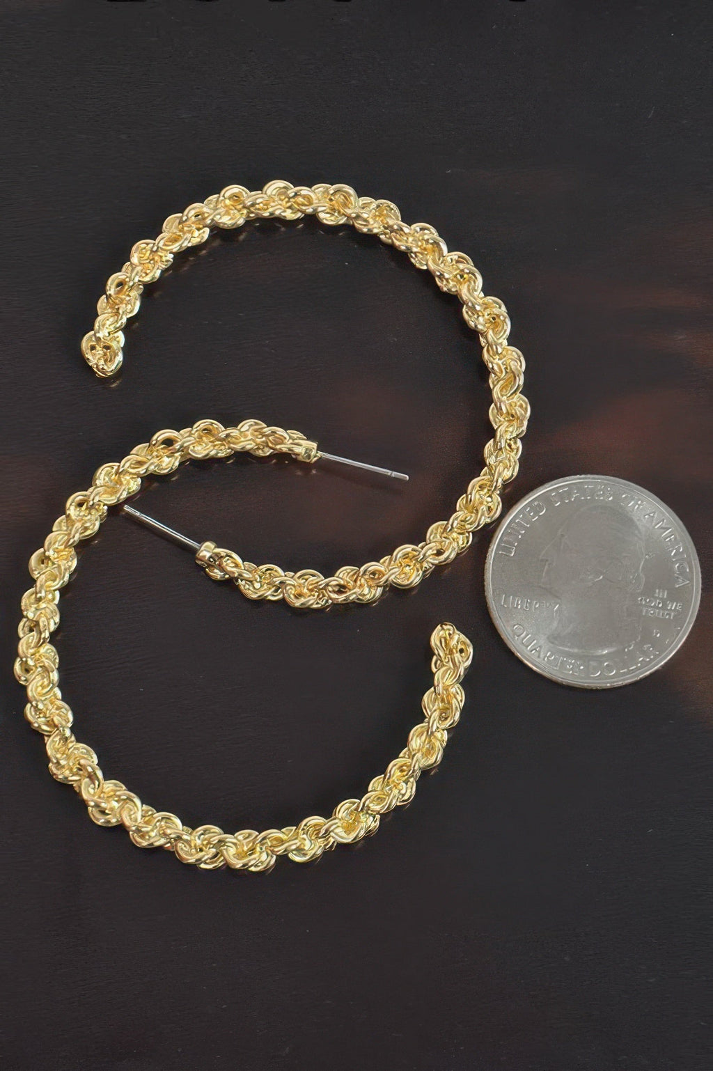 Chain Hoop Earrings