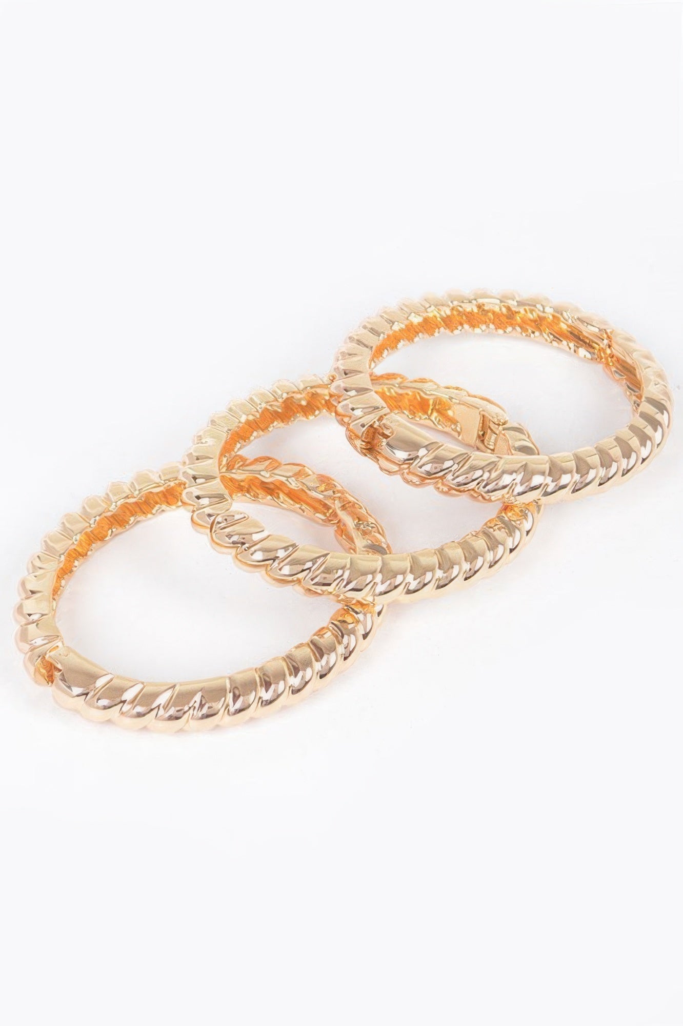 Three Pieces Set Metal Bangle