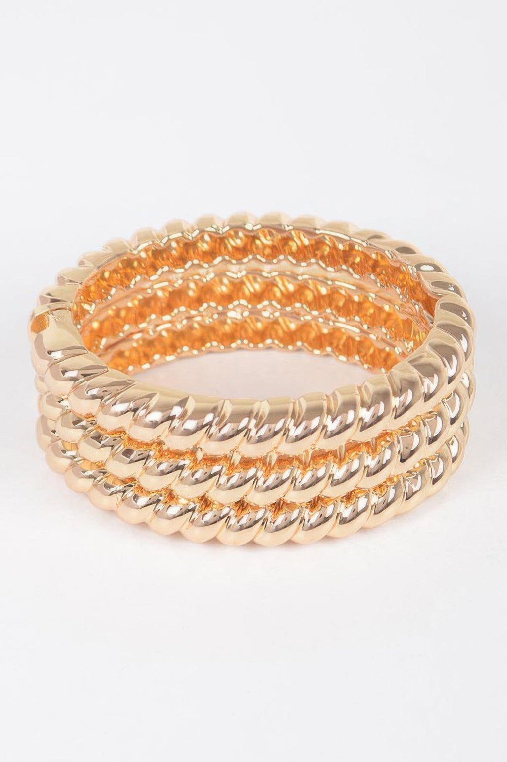 Three Pieces Set Metal Bangle