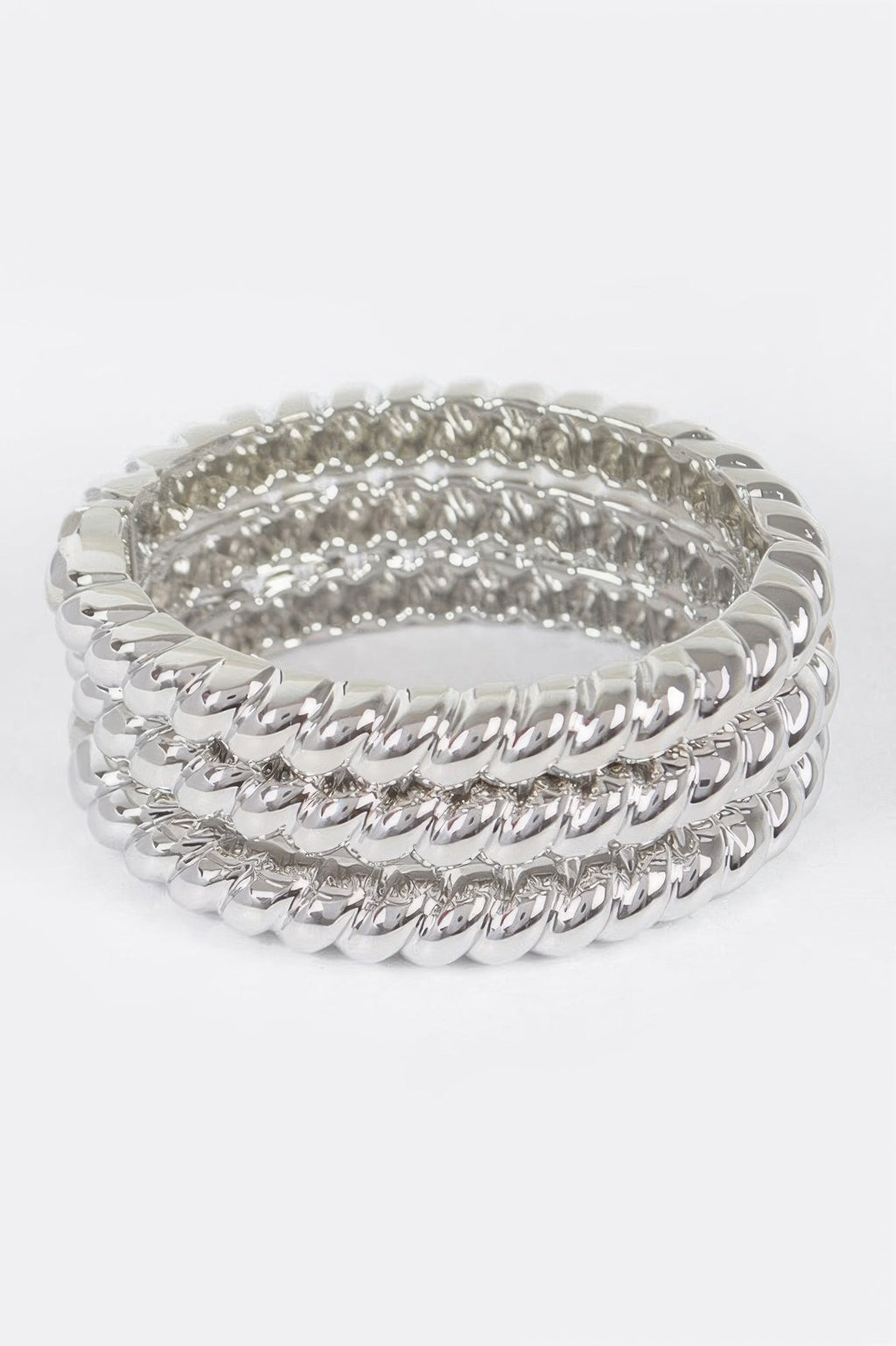 Three Pieces Set Metal Bangle