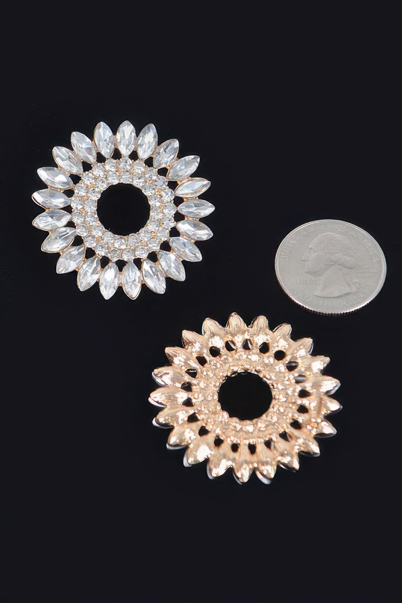 Rhinestone Stud Earring