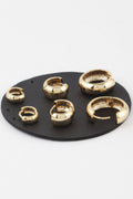 Bulky Hoop Earrings Set
