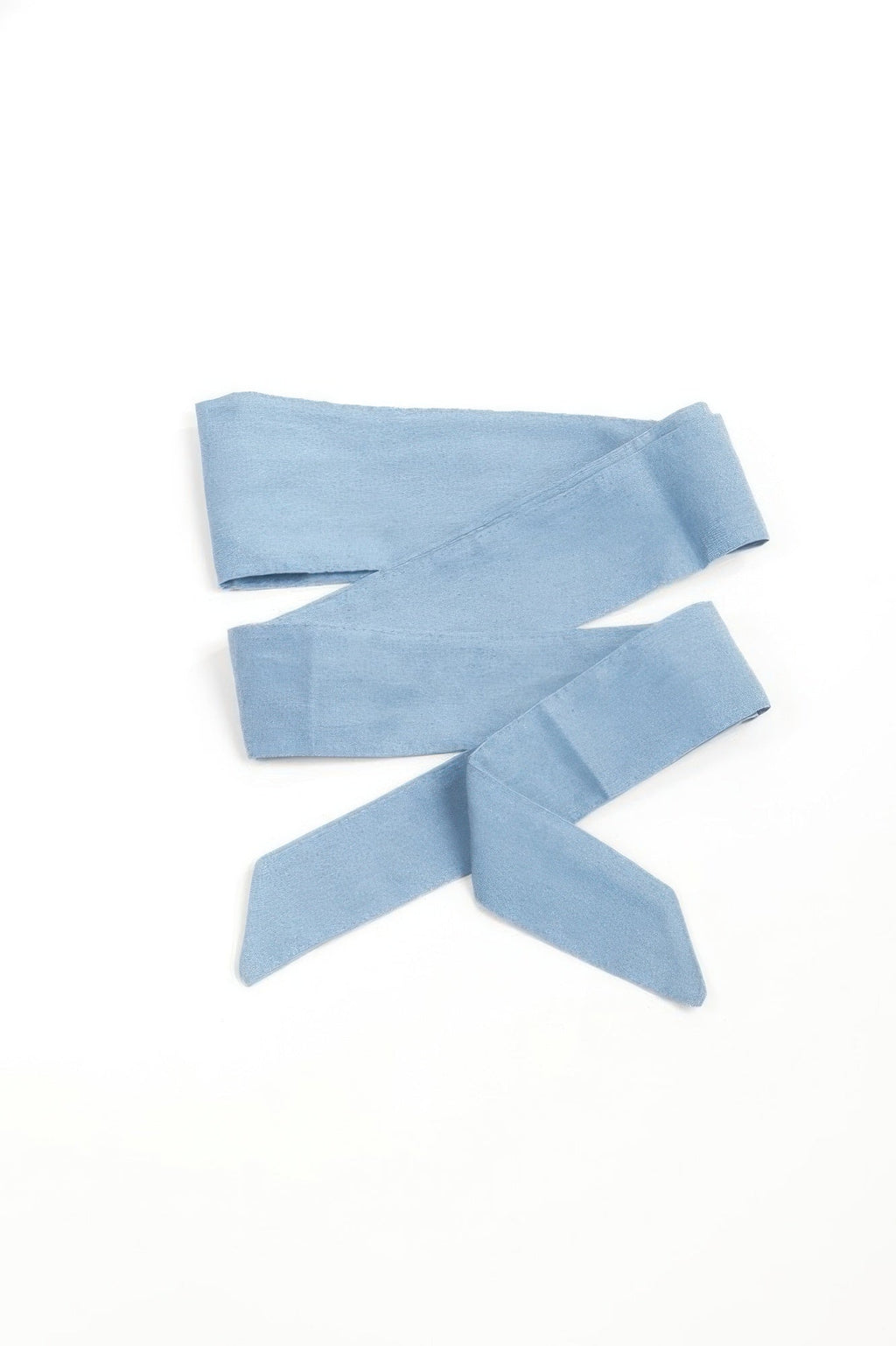 Denim Ribbon Belt