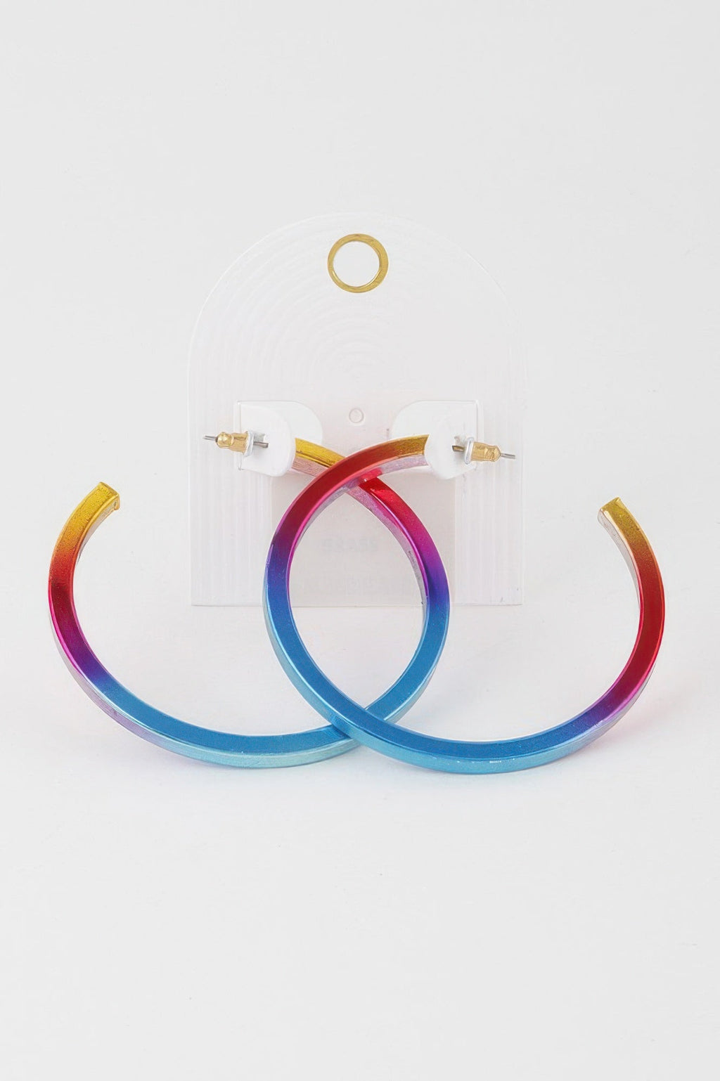 Multi Modern Hoop Earrings