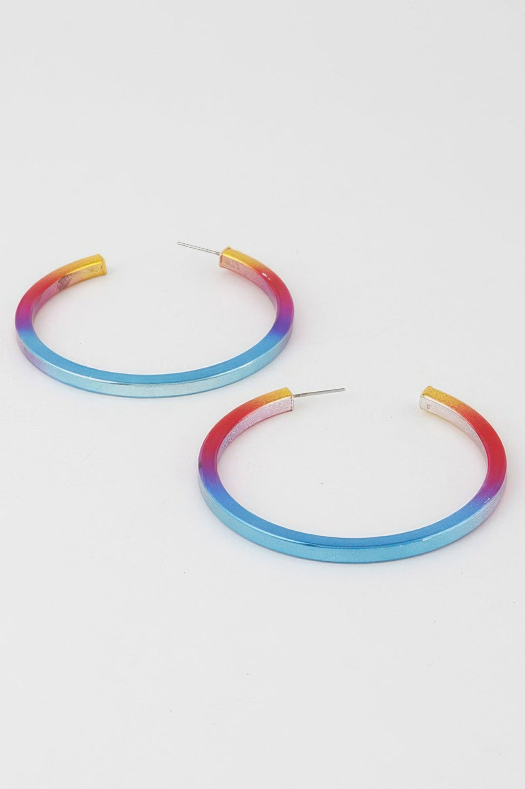 Multi Modern Hoop Earrings