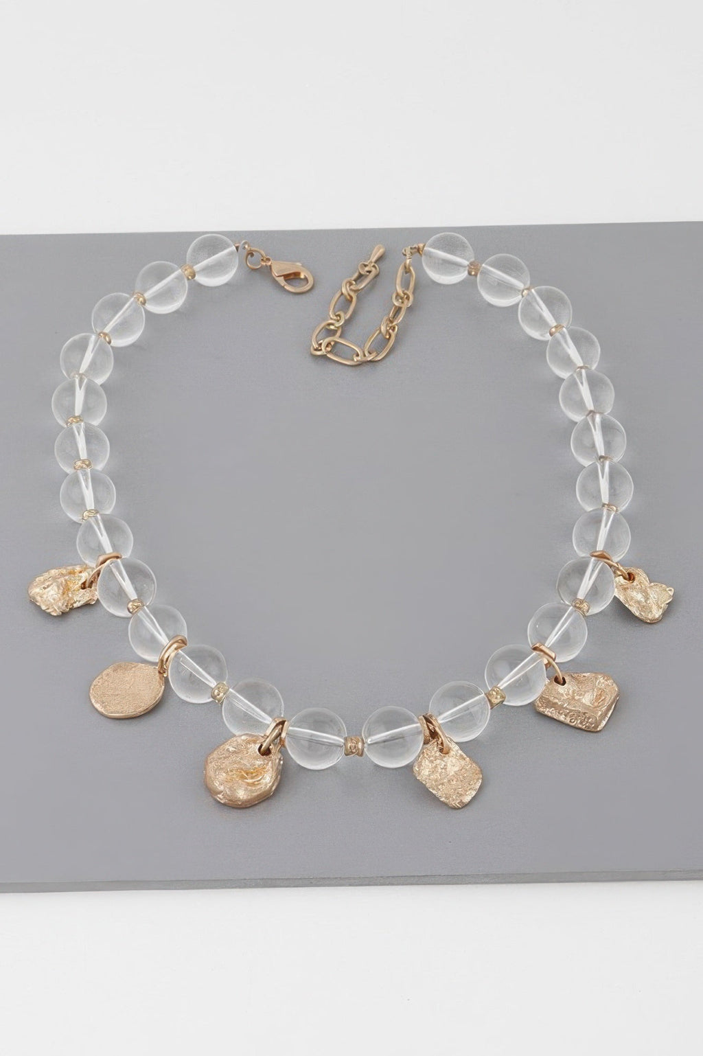 Transparent Charm Bead Necklace
