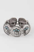 Vintage Stone Plate Bracelet