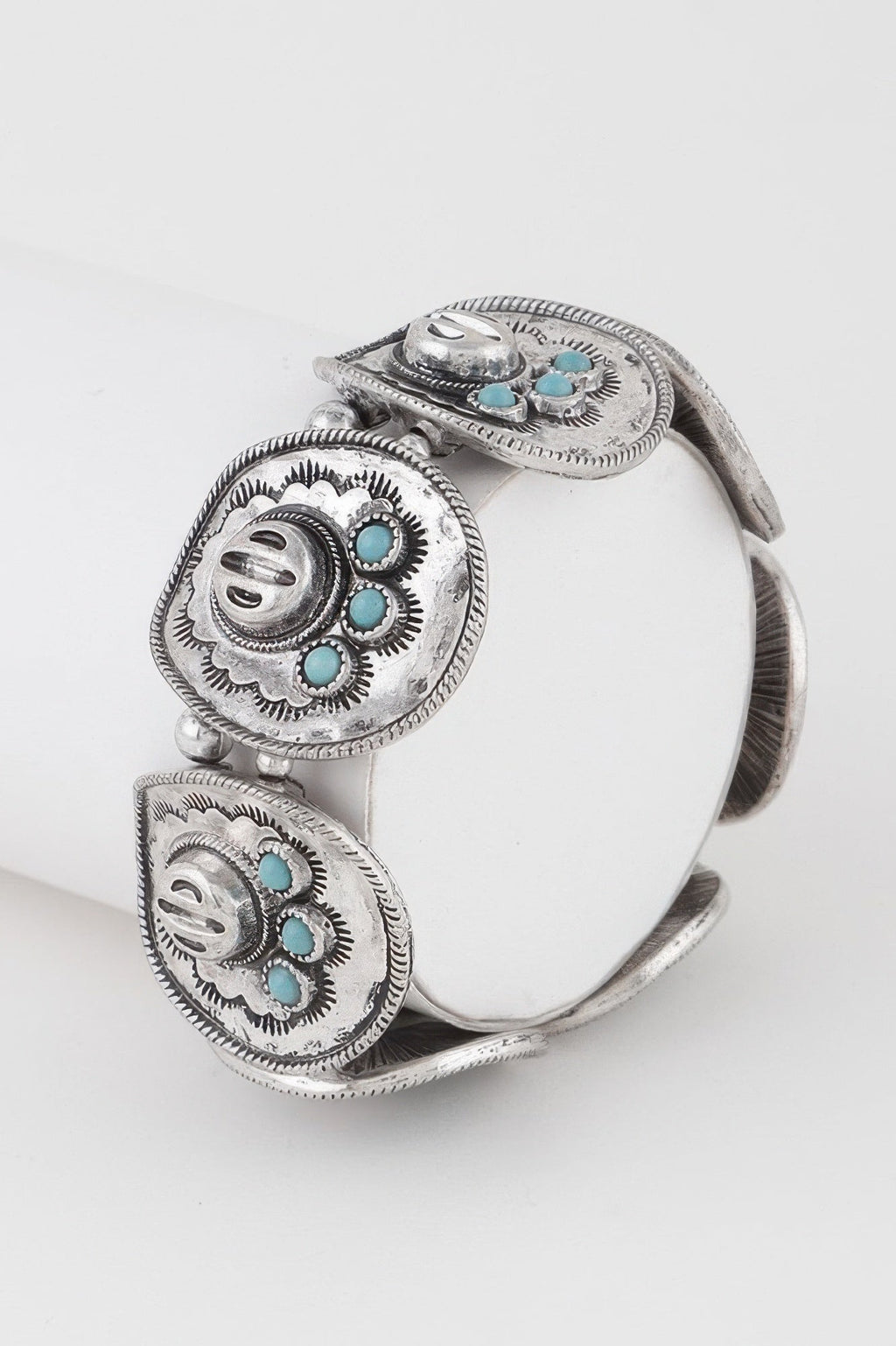 Vintage Stone Plate Bracelet