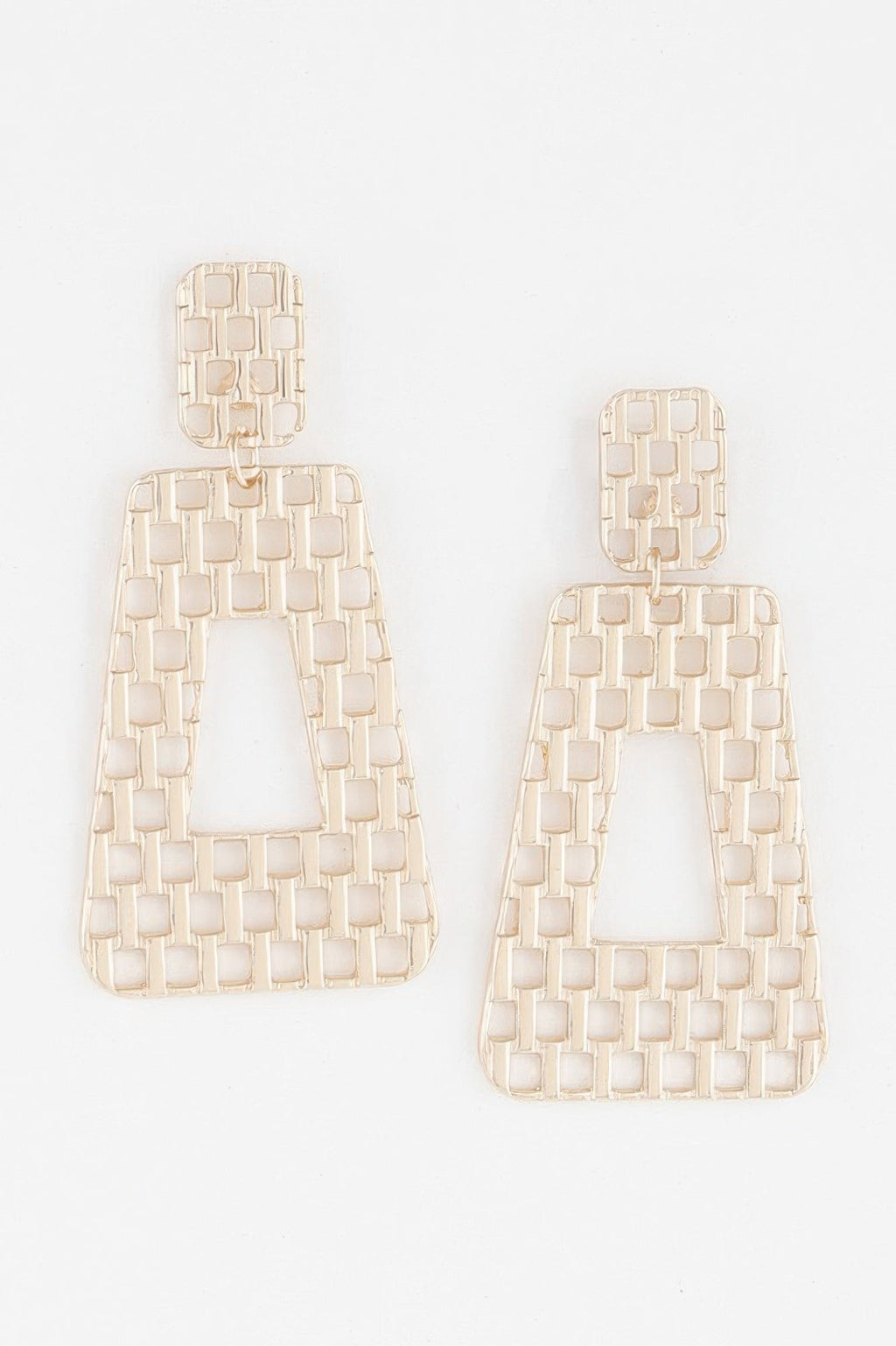 Link Chain Cut Fashion Earrings