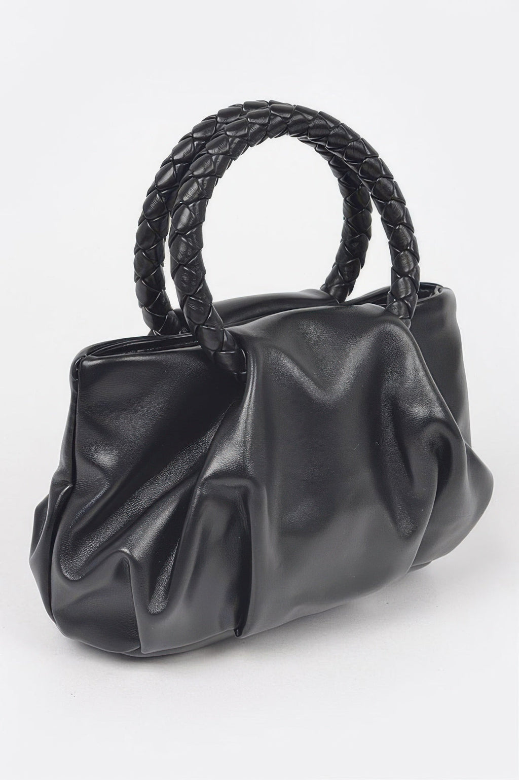 Braided Handle Crossbody Bag