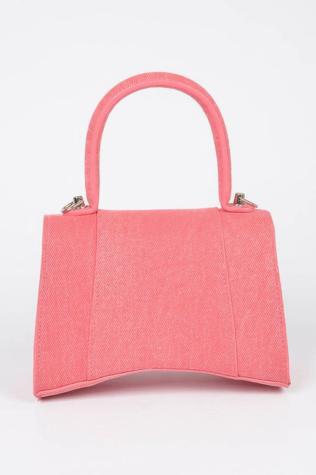 Denim Top Handle Crossbody Bag