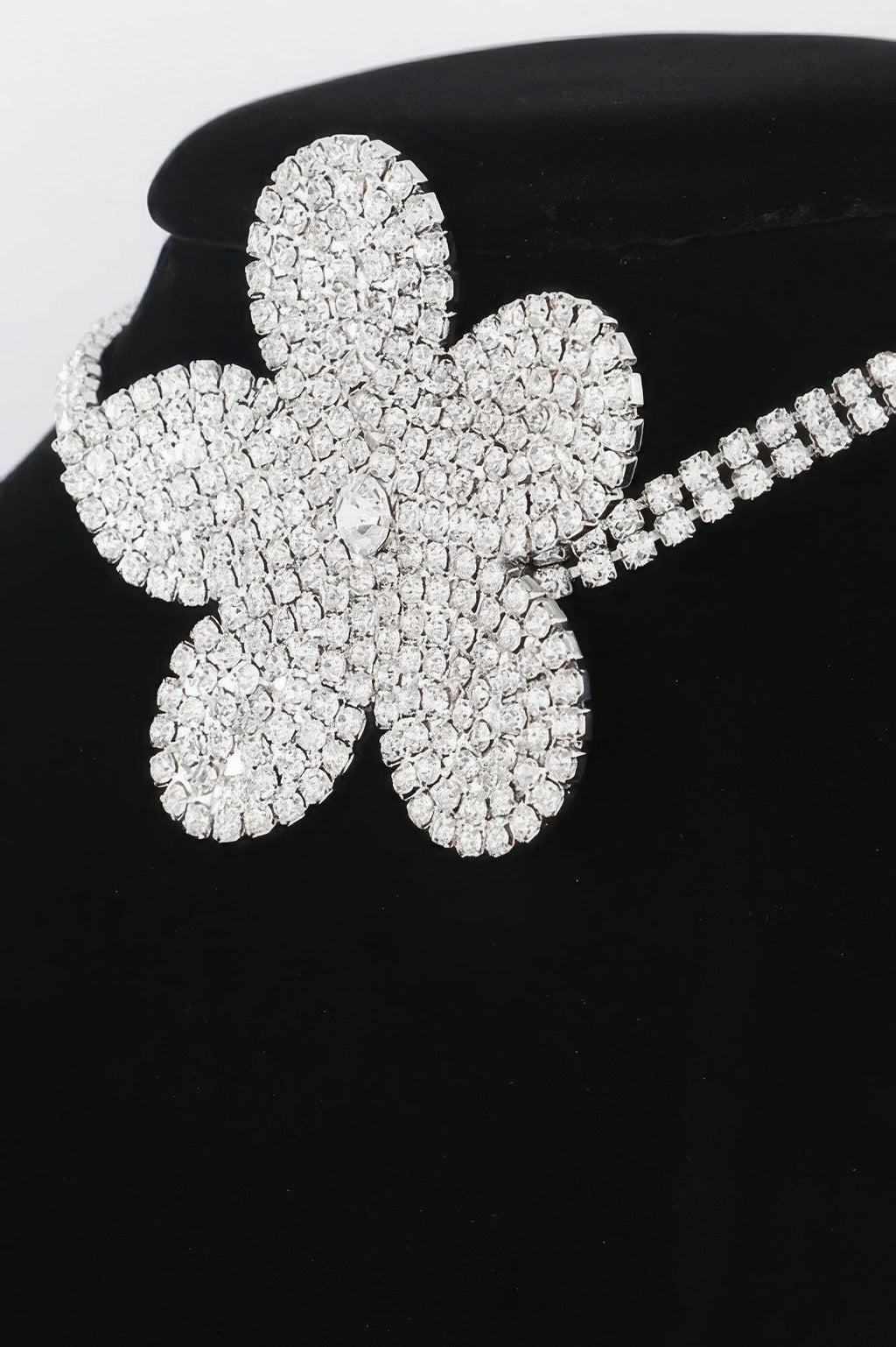 Flower Pearl Triple Wrap Necklace