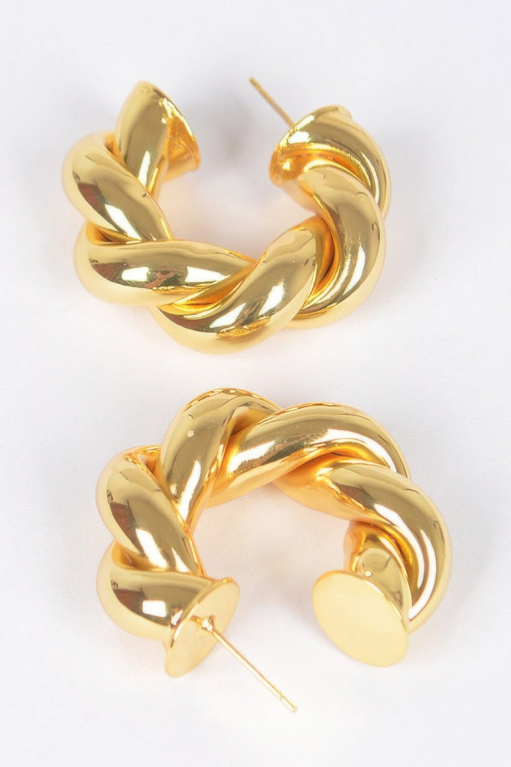 Metal Gold Plated Earring