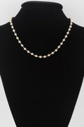 Metal Ball Beaded Short Necklace