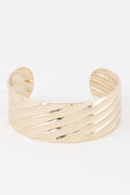 Ridged Cuff Bracelet
