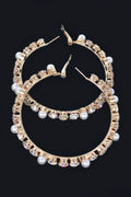 Luxury Stones Hoop Earrings