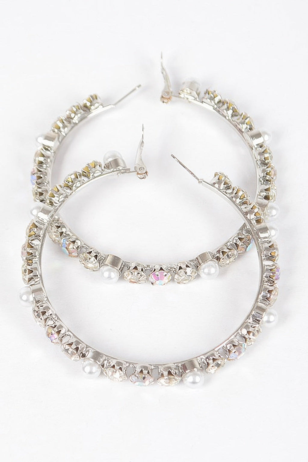 Luxury Stones Hoop Earrings