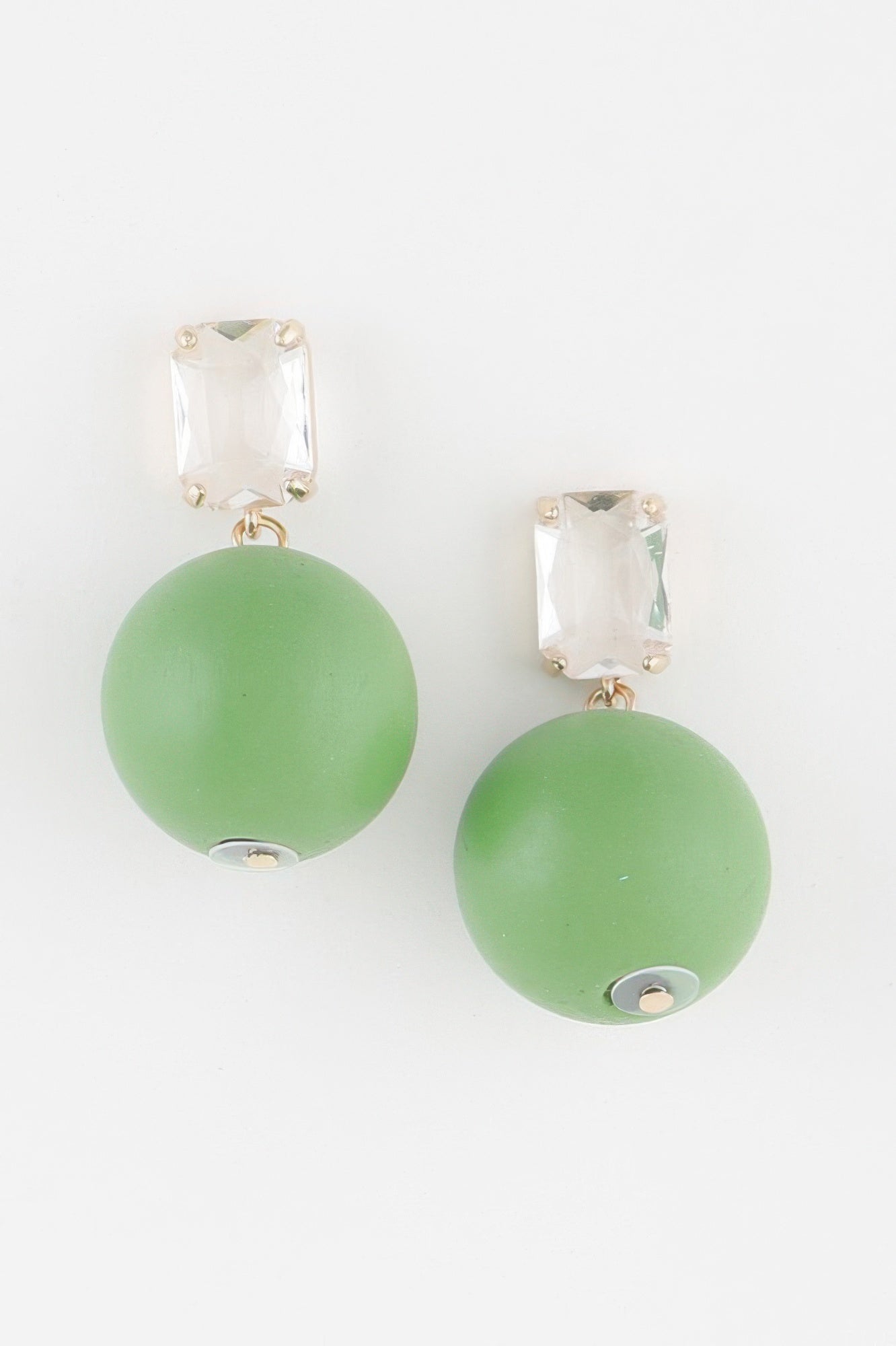 Solid Bead Drop Earrings
