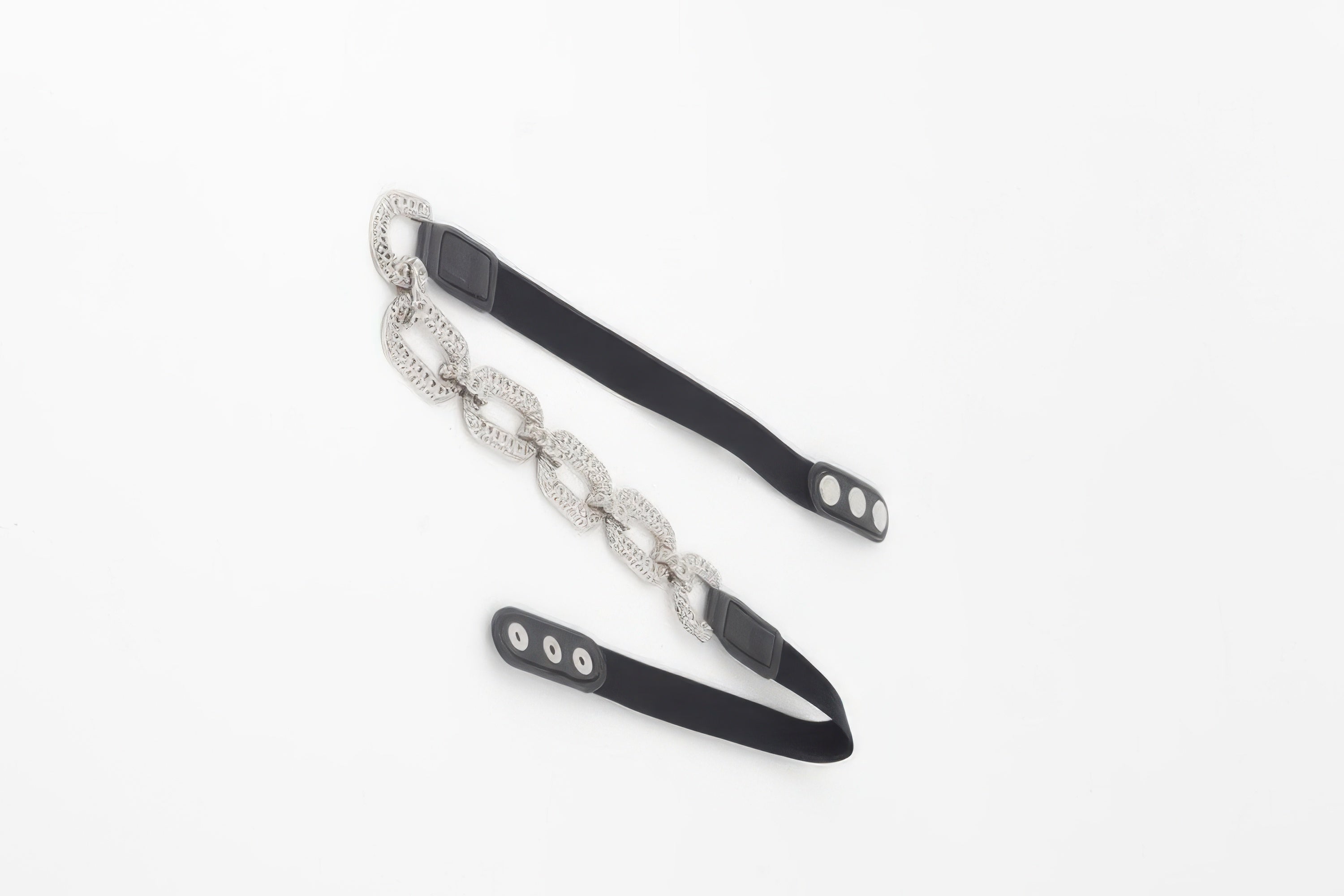 Metal Linked Buckle Elastic Belt