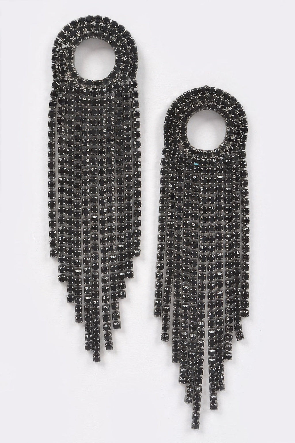 Rhinestone Fringe Earring