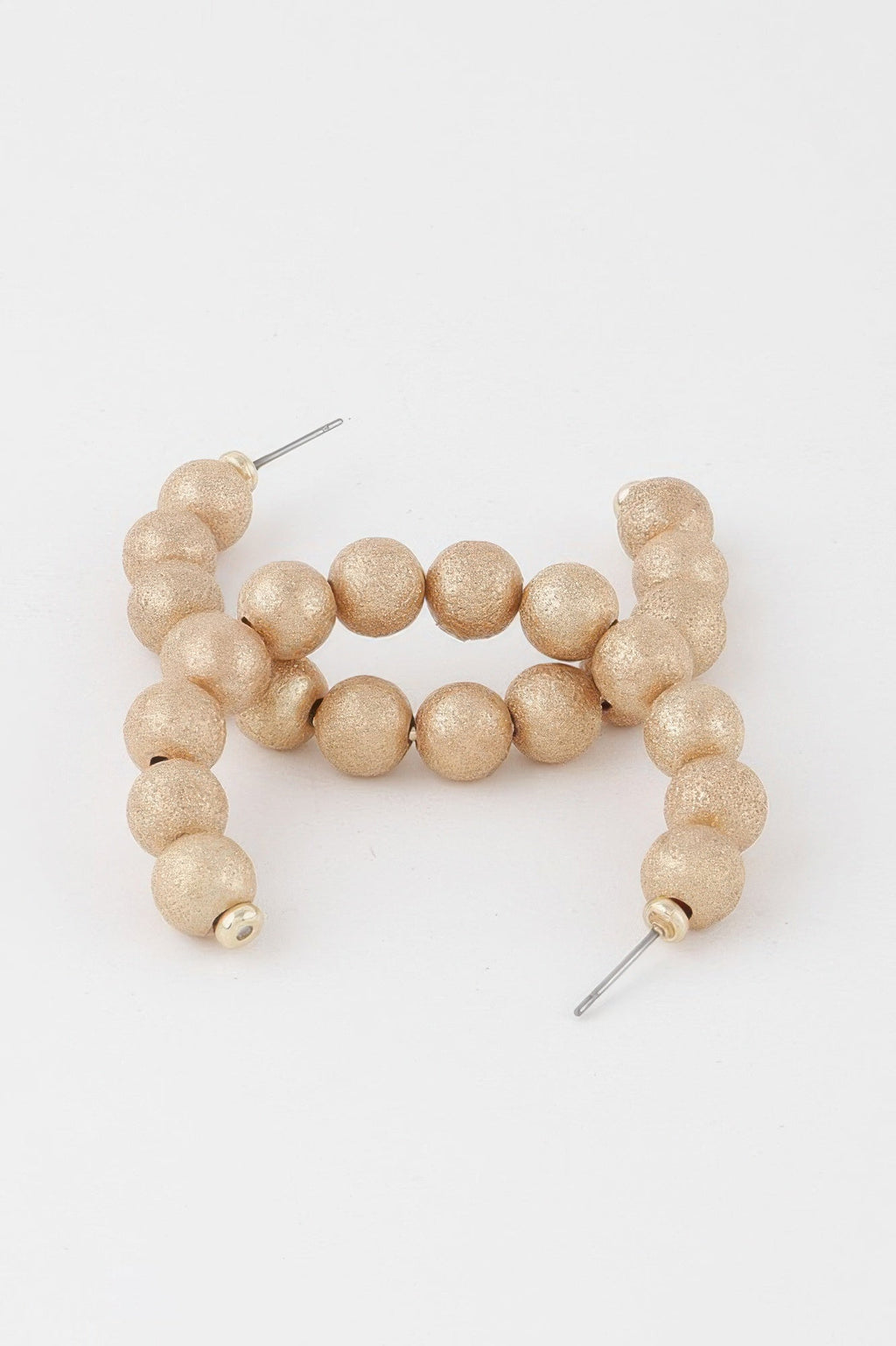 Multi Beaded Hoop Earrings