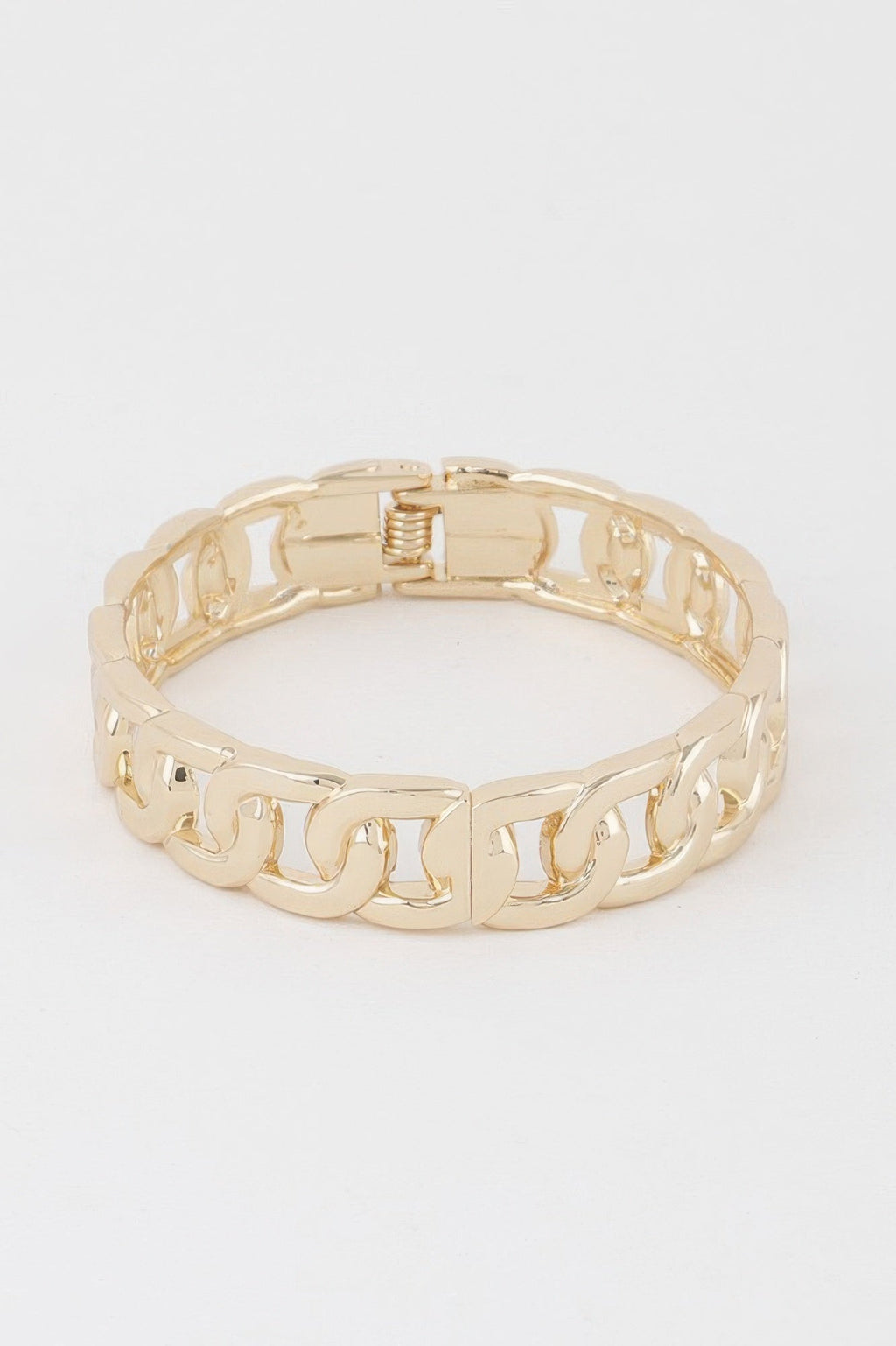 Curb Chain Cuff Bracelet