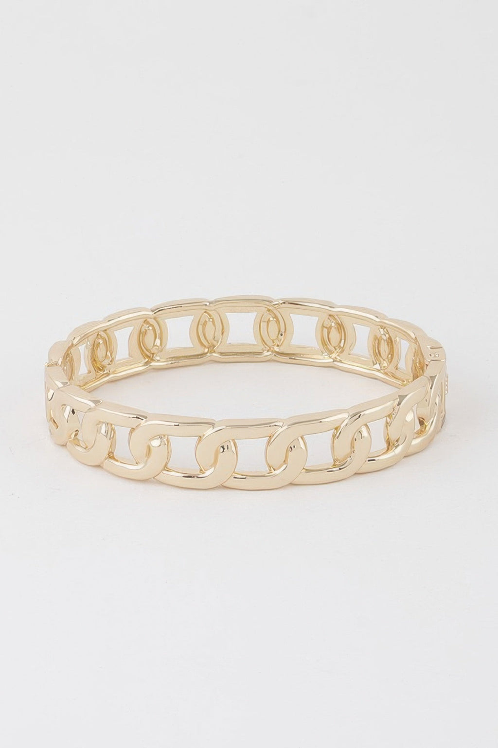 Curb Chain Cuff Bracelet