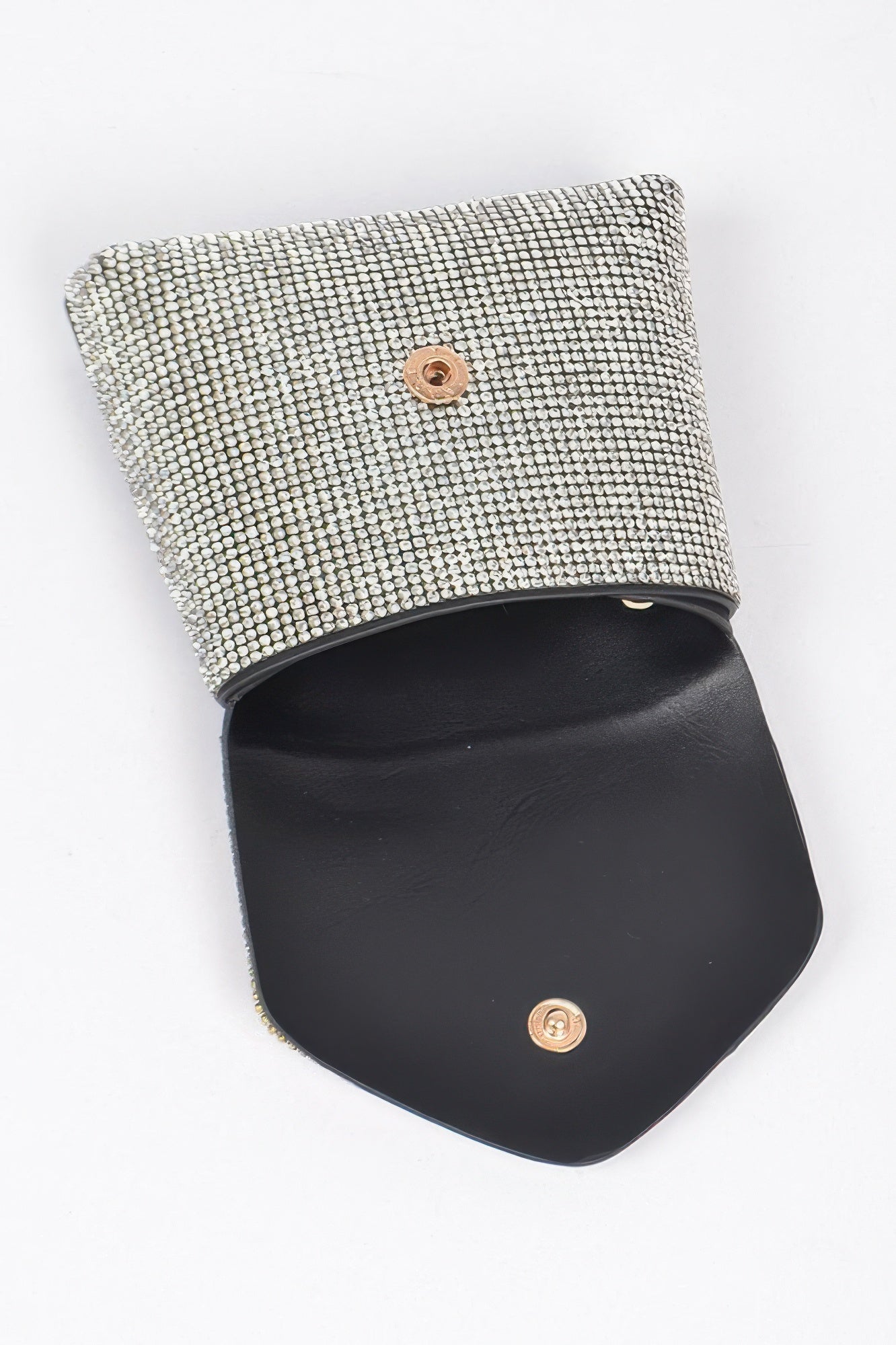 Rhinestone Mini Bag W Chain Belt