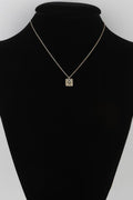Mama Script Box Necklace