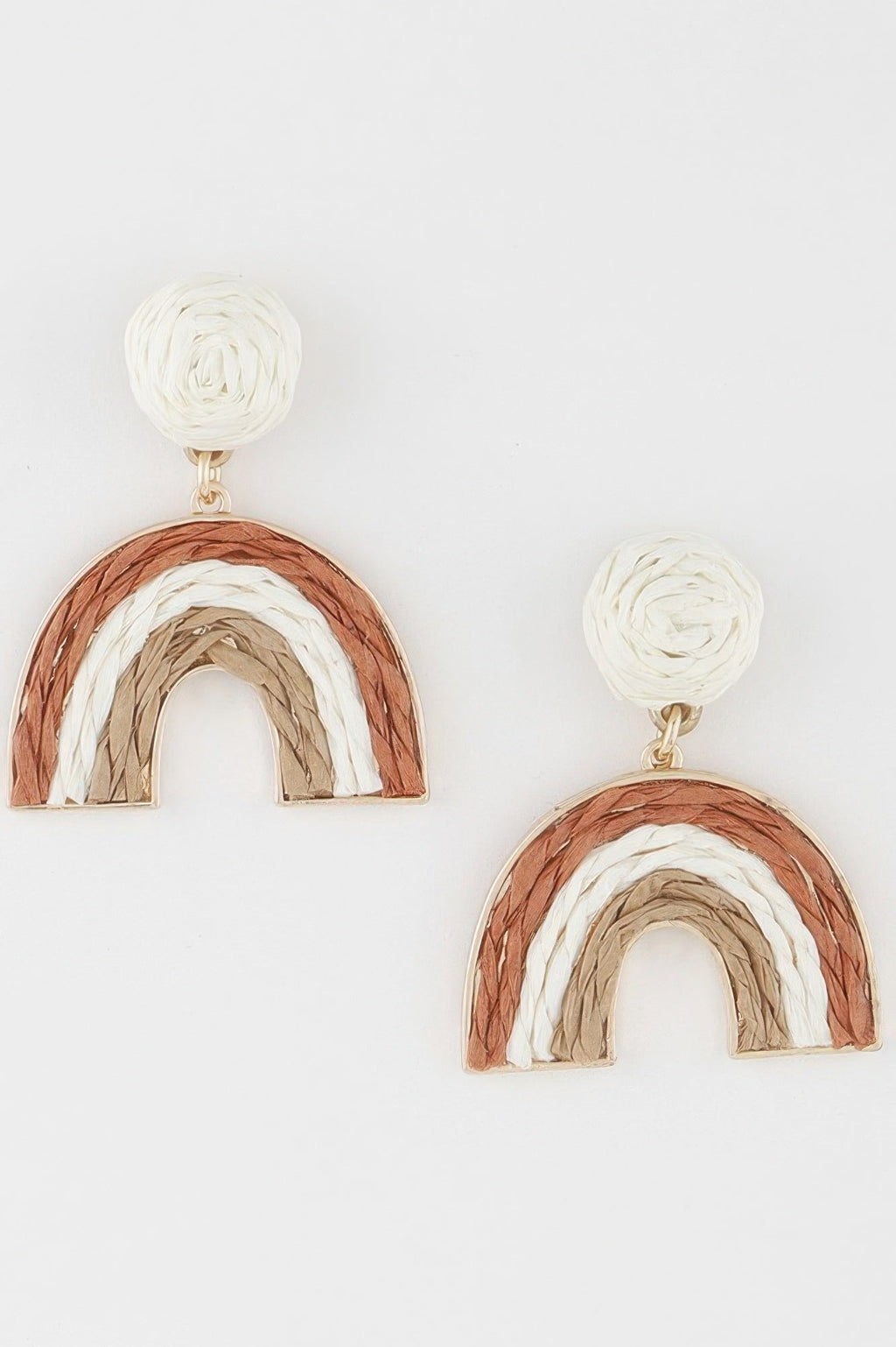 Triple Twisted Rainbow Earrings