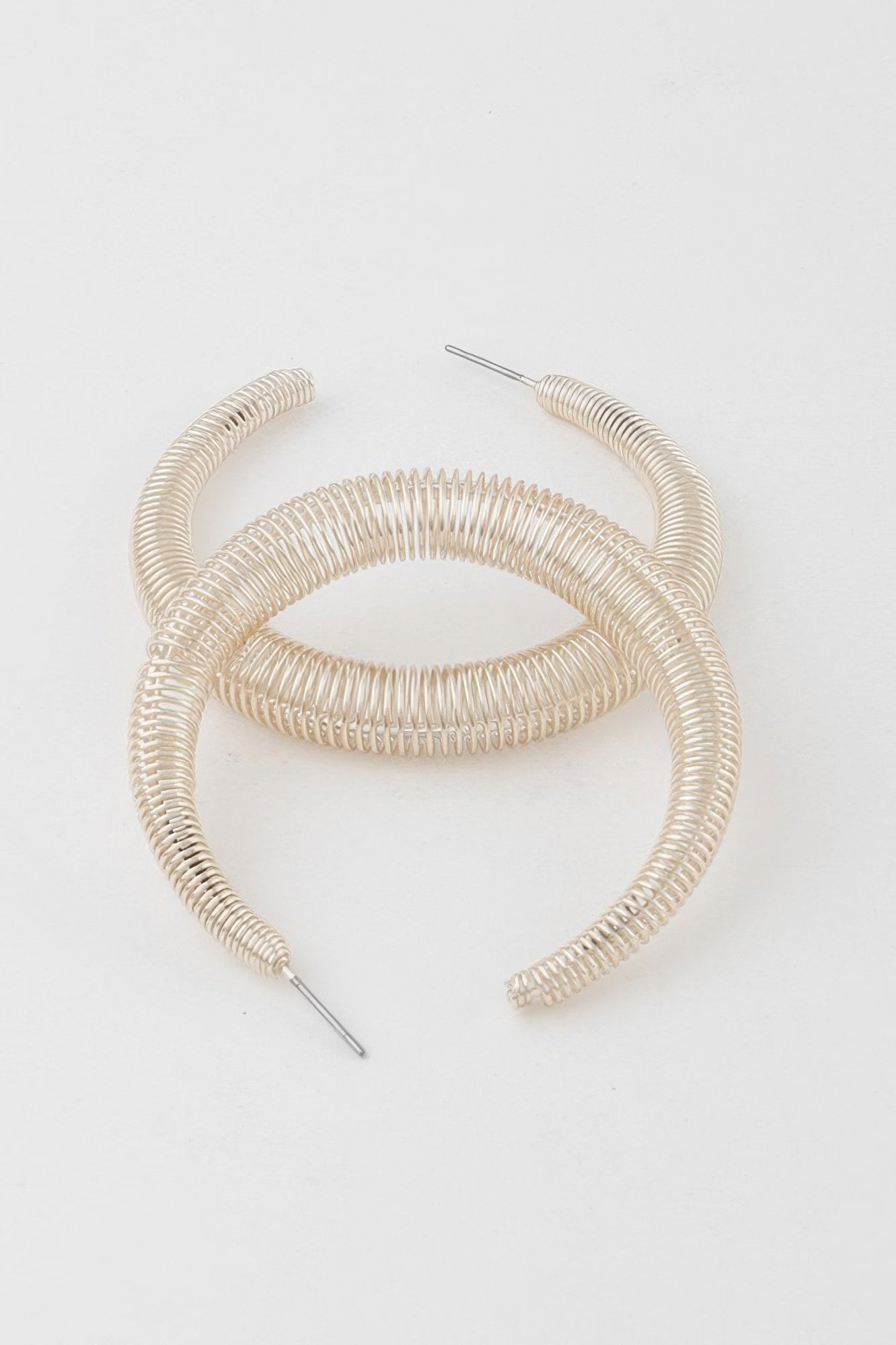 Wire Wrapped Hoop Earrings
