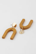 Arch Block Drop Earrings