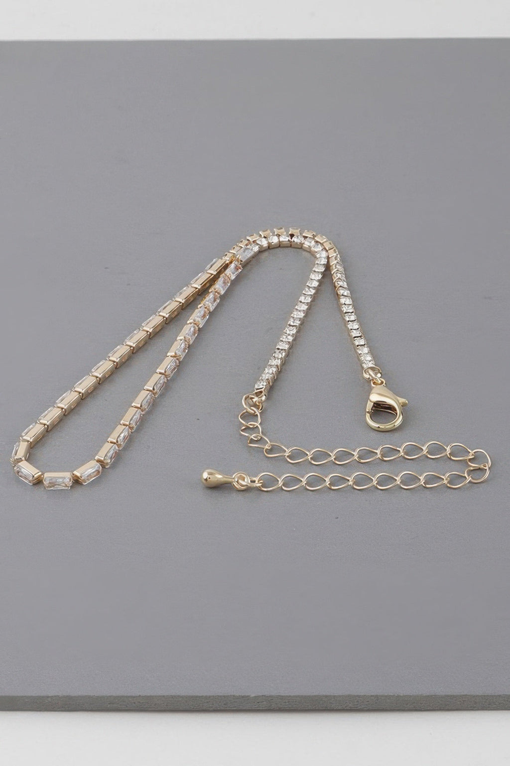 Cubic Crystal Jewel Necklace