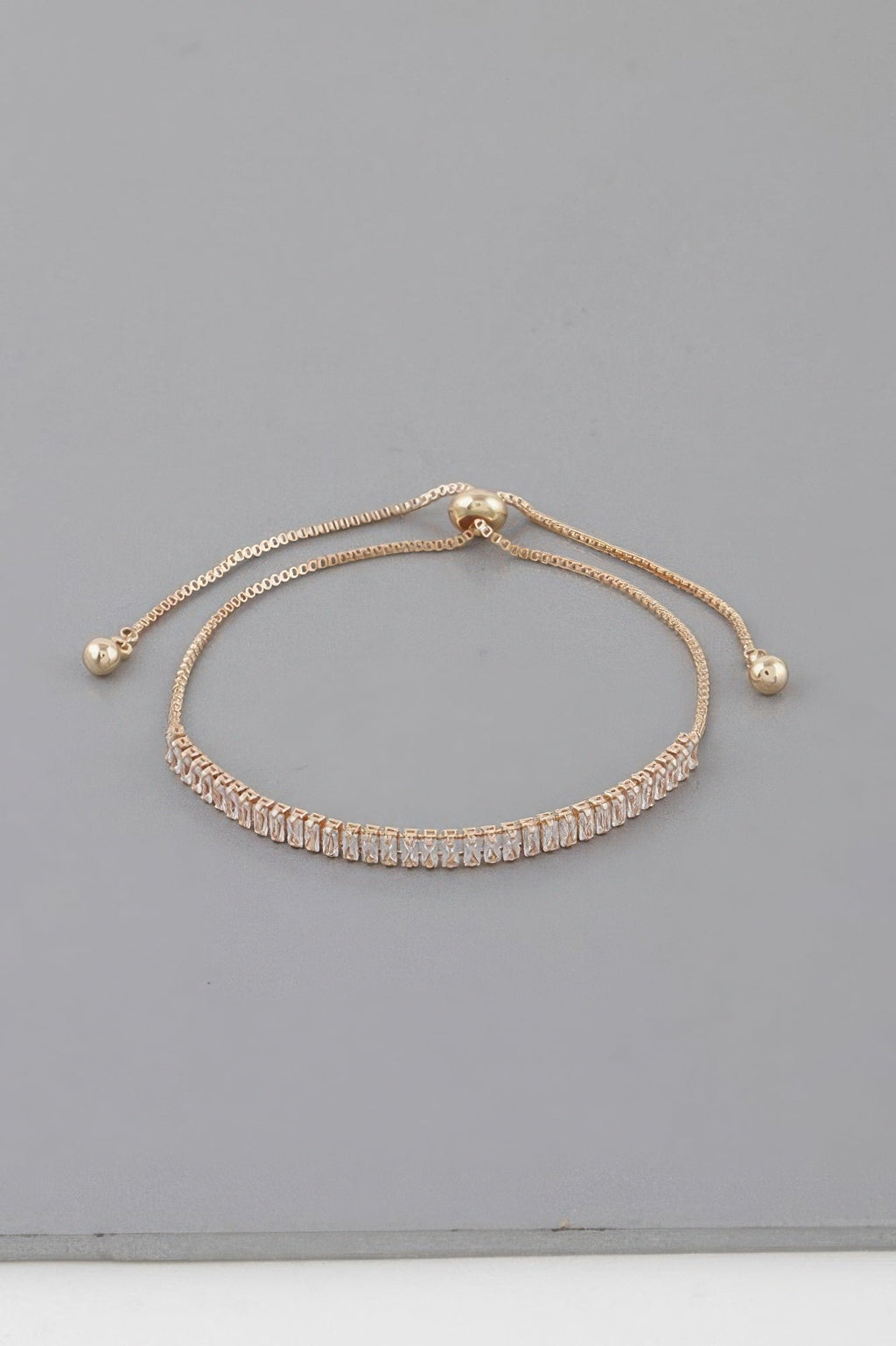 Classic Rhinestone Adjustable Bracelet