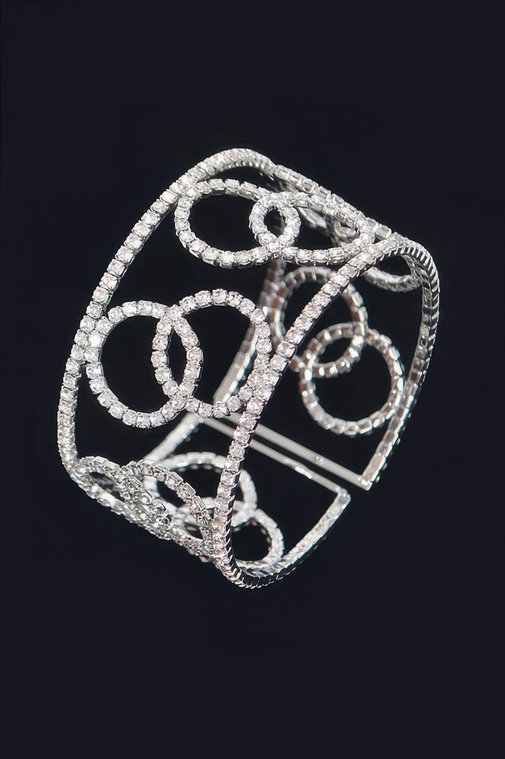 Wrap Rhinestone Bangle