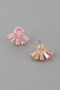 Crystal Flare Stud Earrings