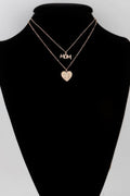 Mom Heart Pendant Necklace
