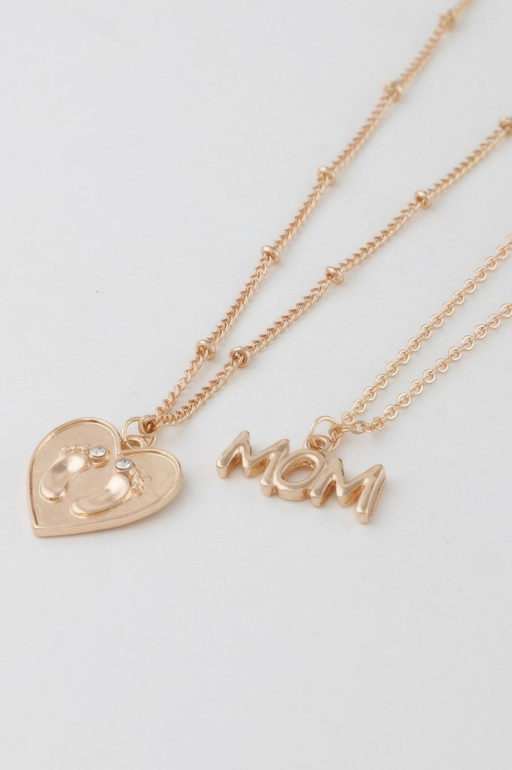 Mom Heart Pendant Necklace