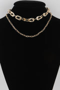 Double Link Chain Necklace