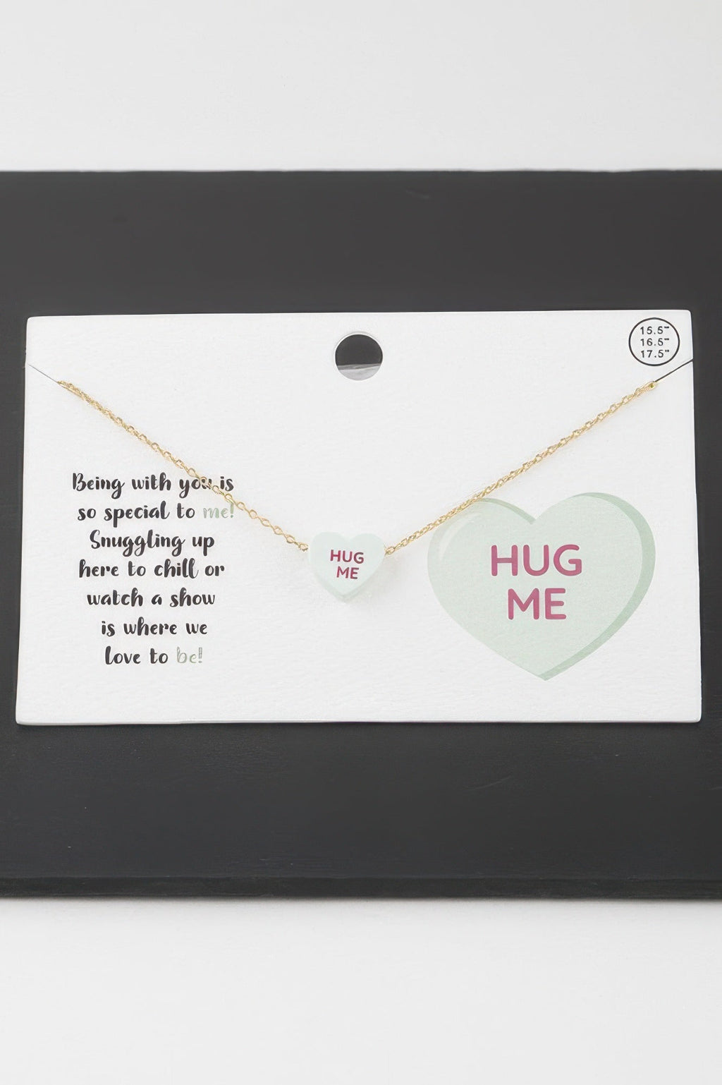 Hug Me Heart Pendant Necklace
